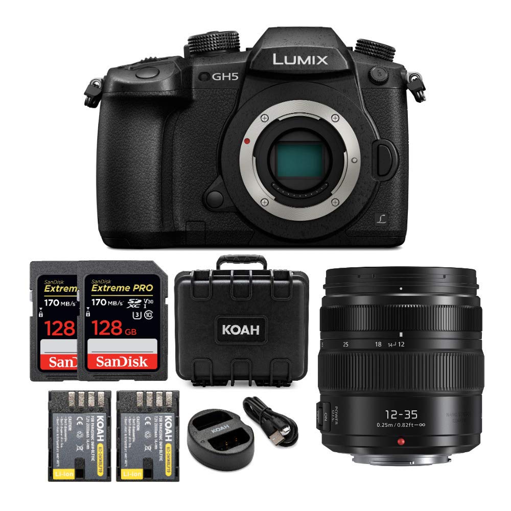 Panasonic GH5 Lumix 4K Mirrorless, 20,3 MP, Wi-Fi + BT, 3,2